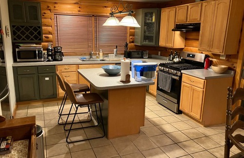 Athens House | Newer Lakefront Log Cabin w/Beautiful Views, 4 BR Plus Loft, Catskills