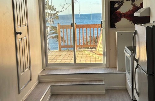 Pabos Apartment | Newly built cozy modern Loft with view on the sea!