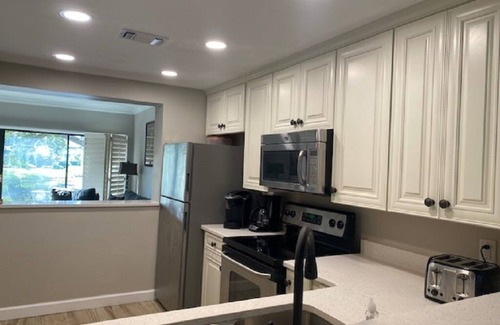 Gulf Pines Condo | Newly Renovated Sandestin Beachwalk Villa with Golfcart