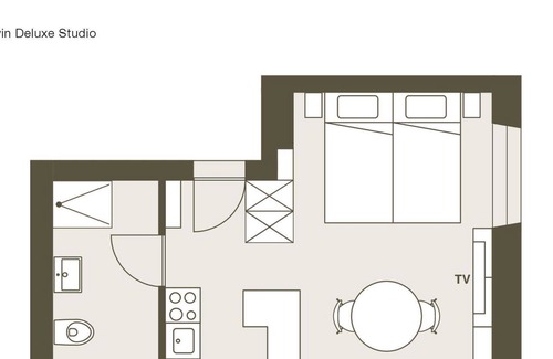 Ennetbaden Apartment | Nice apartment for 2 people with A/C, WIFI, TV and pets allowed