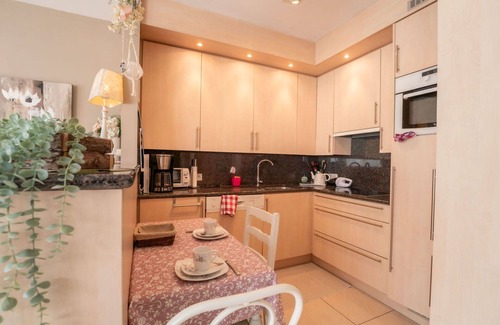 Wenduine Apartment | Nice apartment for 2 guests with WIFI, TV, terrace, pets allowed and parking