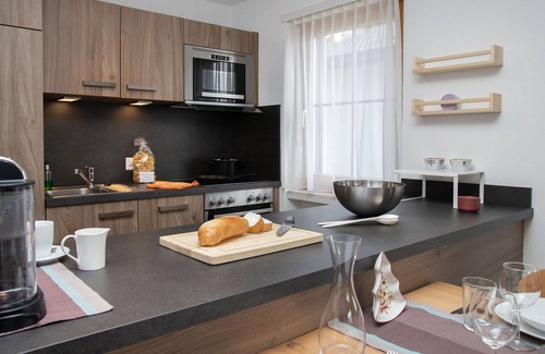 Falera Apartment | Nice apartment for 4 people with pool, WIFI, TV, balcony, pets allowed and panoramic view