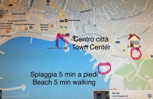 Rapallo Apartment | Nido di Valter, 5 min a piedi dalla spiaggia e dal centro