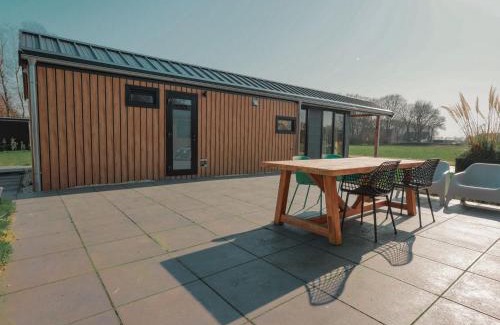 Hoogersmilde Ski Chalet | Nieuwe Luxe Lodge met Weidezicht - bij Nationaal park Drents-Friese Wold
