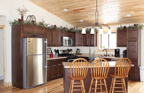 Trego House | Northwoods Wisconsin Retreat! Newly built cabin sleeps 12 comfortably.