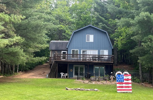 Lake Tomahawk House | Nostalgic North Two Lake Retreat on a Crystal Clear Lake in Lake Tomahawk, WI