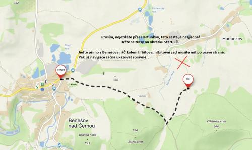 Benesov nad Cernou Apartment | Novohradské hory - pronájem na samotě u lesa