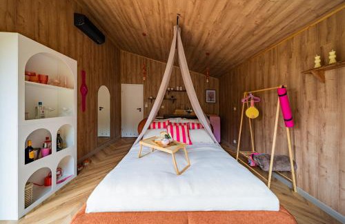 gmina Siemysl Resort | Nowoczesne Domki na Drzewie - Kołobrzeg - Sauna - PolanaGlamp