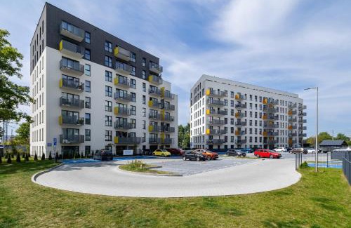 Pradnik Bialy Apartment | Nowoczesny Apartament w Krakowie z Klimatyzacją i Parkingiem by Noclegi Renters
