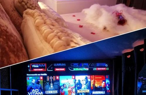 Pont-de-Veyle Apartment | Nuit Romantique, Spa, Champagne, Cinéma, Flipper - Escapade Veyloise