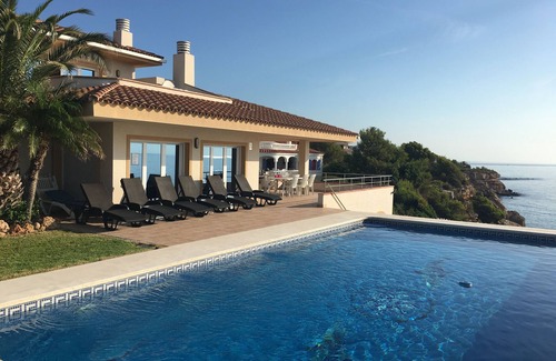 Calafat Villa | Ocean Front Large Luxury Villa with Pool.