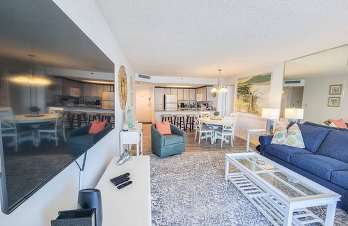 Arcadian Shores Condo | Ocean view condo, steps to the beach and super close to resort amenities!