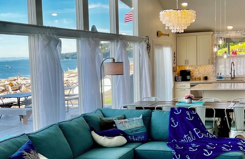 Camano Island House | Oceanfront Beach House on Camano Island: Gone Coastal Beach House.