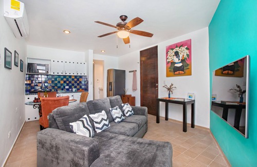 San Miguel Condo | Oceanfront condo on the bluest ocean of Cozumel island