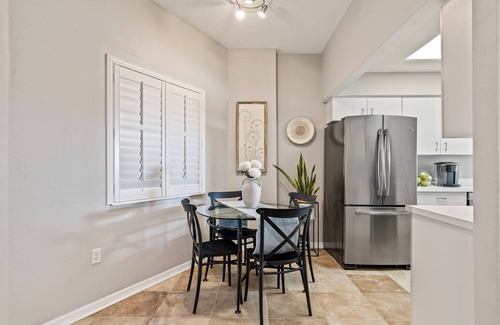Palm Coast Condo | Oceanfront condo with large patio, direct water access, pool, central AC, & W/D