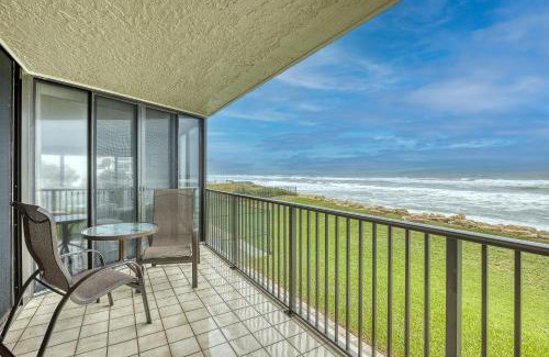 Bethune Beach Apartment | Oceanfront Corner Unit at Chadham-by-the-Sea Car Free Beach CH210