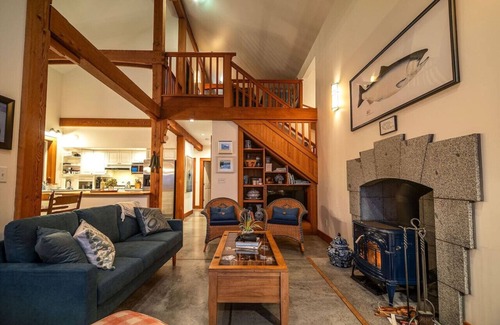 Campbell River House | Oceanfront TimberFrame Home | Pool, HotTub & Views