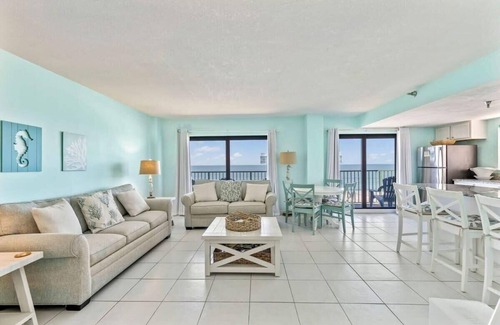 Daytona Beach Shores Apartment | Oceanfront Penthouse! Pool, Hot Tub, Beach Access