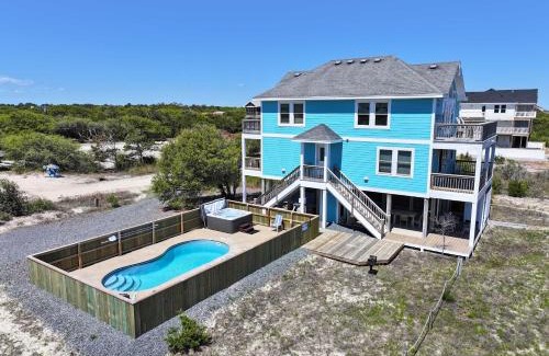 Carova Beach House | Oceanside, Priv Pool, Hot Tub, Foosball, Wild Horses- 4x2177, Frosty Shores