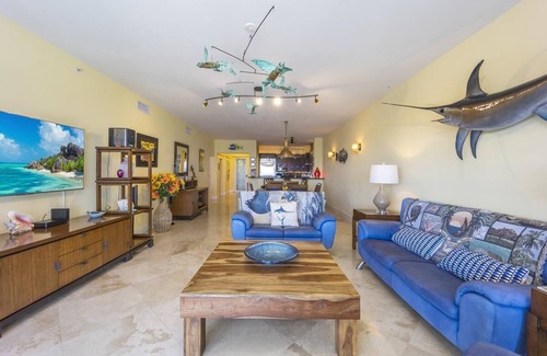 Rock Harbor Condo | Oceanview 2BR/2.5BA Mariner's Club Villa 132 with Oasis Pool, Marina, Game Room & More