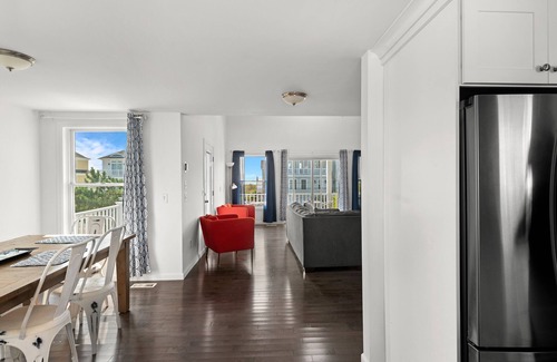 West Hampton Dunes House | Oceanview home with a washer/dryer, spacious deck, central AC, fireplace