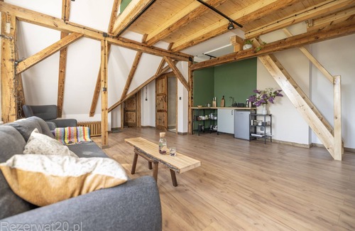 Miroslawiec Apartment | Old School in the Countryside by the Lake Reserve