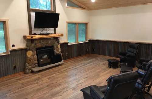 Gordon House | Ole's Outpost Cabin Wascott/Minong on UTV/Snowmobile Trail & Near Boat Landings!