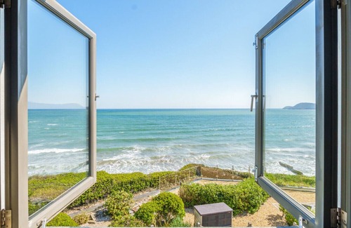 Charlestown Cottage | ON AMAZING SPACES! Luxurious Beach Front Retreat with Hot Tub & Log Burner