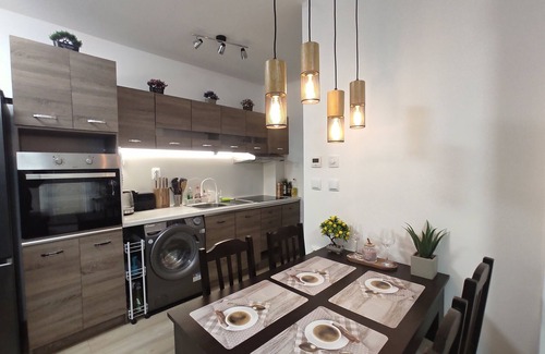 Tankovo Apartment | One bedroom Coffee Apartment in Nessebar Tankovo Sunny Beach with 2x TV WiFiAC