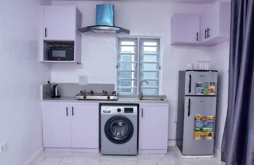 Ojokoro Apartment | One bedroom fully furnished service apartment Jemi Alade Estate Isheri-idimu