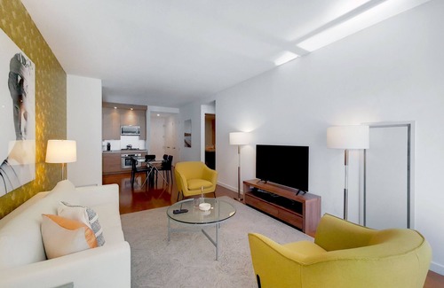 Central New York City Apartment | One Bedroom in Times Square with Private Balcony