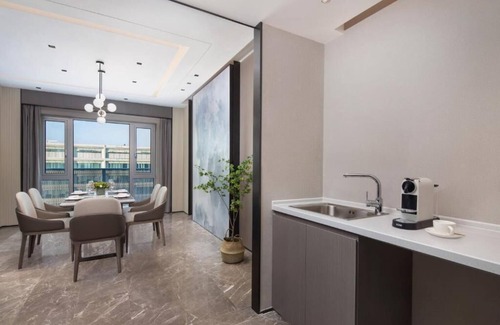 Beijing Apartment | One Bedroom Penthouse at Beixing Road, Daxing District, Beijing