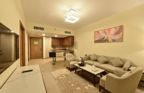 Khalifa City Apartment | One Bedroom Suite Near In Field Super Market By Luxury Bookings
