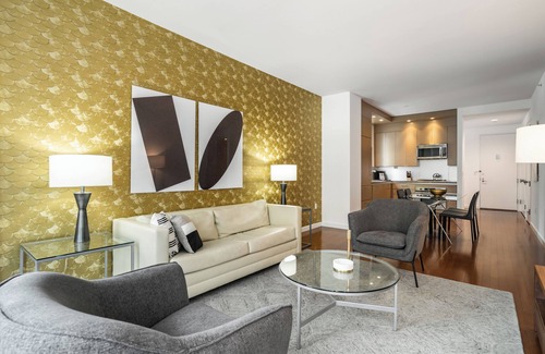 Theater District Apartment | One Bedroom with Private Balcony in Times Square