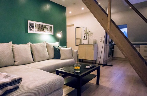 Heide Apartment | open-plan gallery apartment on the 1st and 2nd floor