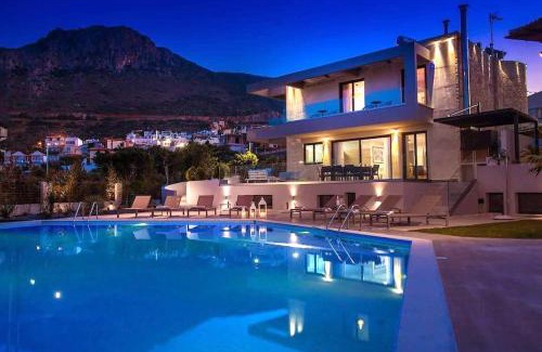 Piskopiano Villa | Orama Luxury Villa 4 Bedrooms with Private Pool