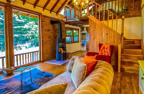 Sapanca House | Ormanın içinde modern ahşap ağaç ev