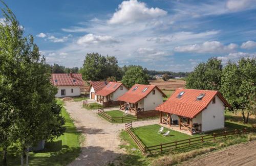 Sierakowice House | Ostoja Lemany - domki na Kaszubach, sauna, balia-jacuzzi, plac zabaw, tyrolka , dwa boiska, miejsce na ognisko, grill gazowy