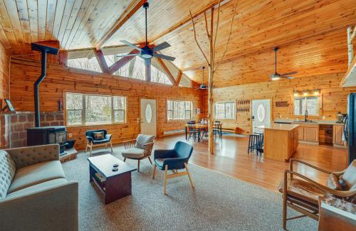 Oswegatchie House | Oswegatchie River Cabin with Kayaks and Fire Pit!