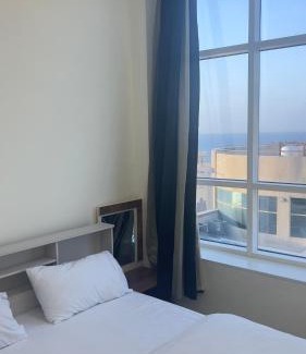 Ajman House | P3) Fantastic Seaview Room with shared bath inside 3bedroom apartment