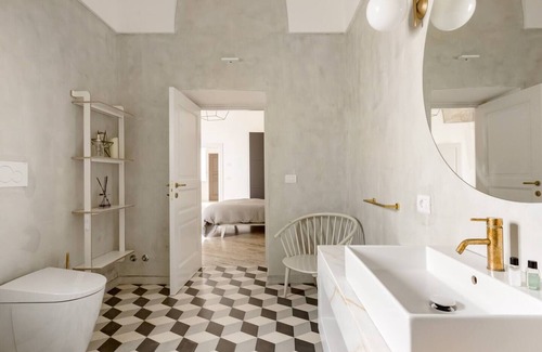 Galatina Historic Centre Apartment | PALAZZO ANDRIANI - Large 1-bed, 2-bath apt with very large private terrace