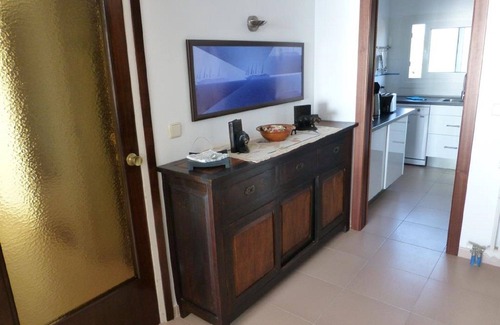 Sant Andreu de Llavaneres Apartment | Palm Garden, large Pool, nice local Beach, beautiful View @ Barcelona's door