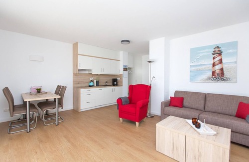 Plau am See Apartment | Panorama apartment "Leuchtturmblick", two terraces dog allowed. House 6 No 57