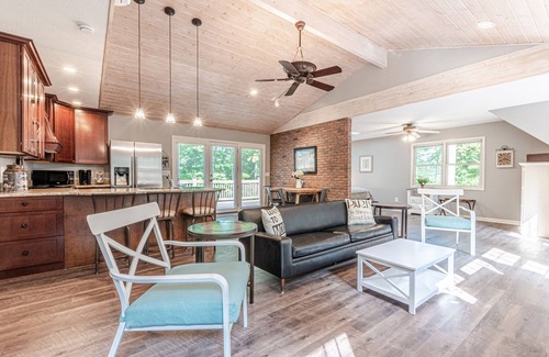 Saint Marys Allen County Apartment | Paris themed Luxury Loft in the Woods