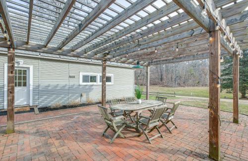Bellville House | Patio and Scenic Views Modern Ohio Farmhouse
