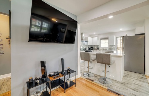 South Holland House | Patio & Yard: Quiet Home in Chicago Area
