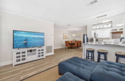 Gulf Lagoon Beach House | PCB home with 2 living rooms. Great for families-couples! Private beach yard