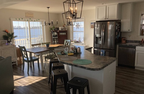 Prime Hook Beach House | Peaceful Bayside Retreat! Water views with direct private beach access!