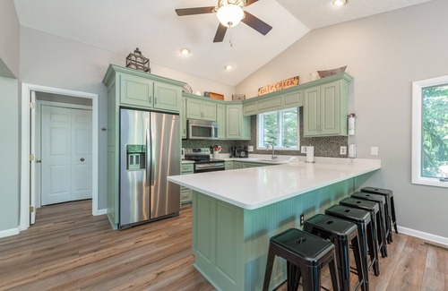 Oakland House | Peaceful Lakefront Gem w/Dock, Hot Tub, Game Room