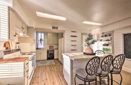 Blue House | Peaceful Luna Farmhouse with Wraparound Porch!